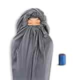 Litume Thermolite All Season Sleeping Bag Liner Add Up to 22F, Mummy Sleeping Sack Backpacking, Camping, Traveling, Lightweight Sleep Sack with Drawstring Hood (E626 US) (Thermolite) Litume Thermolite All Season Sleeping Bag Liner Add Up to 22F, Mummy Sleeping Sack Backpacking, Camping, Traveling, Lightweight Sleep Sack with Drawstring Hood (E626 US) (Thermolite)
