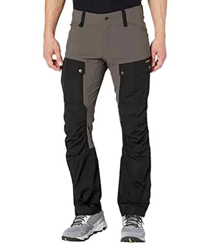 Fjallraven - Men's Keb Trousers Regular, Black/Stone Grey, 52 Fjallraven - Men's Keb Trousers Regular, Black/Stone Grey, 52