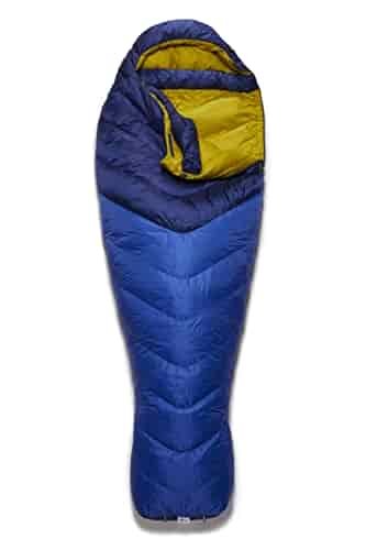 Rab Neutrino 600 Down Insulated Lightweight Mummy Sleeping Bag for Climbing and Mountaineering - Nightfall Blue - 10 Degree, Long, Left Zip Rab Neutrino 600 Down Insulated Lightweight Mummy Sleeping Bag for Climbing and Mountaineering - Nightfall Blue - 10 Degree, Long, Left Zip