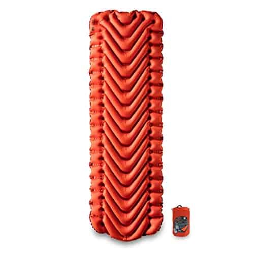 Klymit Insulated Static V Sleeping Pad, Lightweight, 2.5 Inches Thick, Sleep Comfort for Backpacking, Cold Weather Camping and Hiking, Inflatable Camping Mattress Klymit Insulated Static V Sleeping Pad, Lightweight, 2.5 Inches Thick, Sleep Comfort for Backpacking, Cold Weather Camping and Hiking, Inflatable Camping Mattress