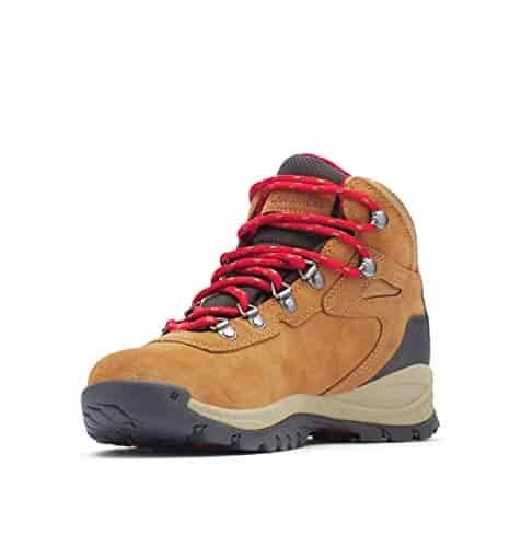 Columbia Women's Newton Ridge Plus Waterproof Amped, Elk/Mountain Red, 9 Columbia Women's Newton Ridge Plus Waterproof Amped, Elk/Mountain Red, 9