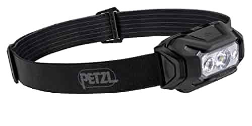 PETZL ARIA 2 RGB, Compact, Durable, Waterproof headlamp with White, red, Green and Blue Modes, 450 lumens, Black/Yellow PETZL ARIA 2 RGB, Compact, Durable, Waterproof headlamp with White, red, Green and Blue Modes, 450 lumens, Black/Yellow