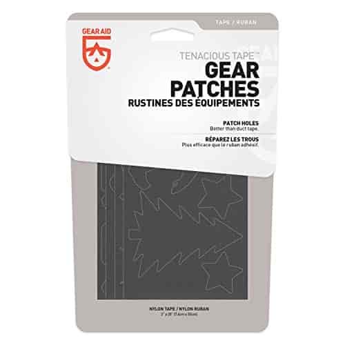 Gear Aid Tenacious Tape Gear Patches for Jacket Repair, Black Nylon, Camping, 3" x 20" Gear Aid Tenacious Tape Gear Patches for Jacket Repair, Black Nylon, Camping, 3" x 20"