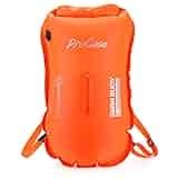 ProCase Swim Buoy Backpack, 35L Swimming Bubble Safety Float Waterproof Dry Backpack with Detachable Shoulder Strap for Boating Kayaking Fishing Rafting Swimming Beach Hiking Camping -Orange ProCase Swim Buoy Backpack, 35L Swimming Bubble Safety Float Waterproof Dry Backpack with Detachable Shoulder Strap for Boating Kayaking Fishing Rafting Swimming Beach Hiking Camping -Orange
