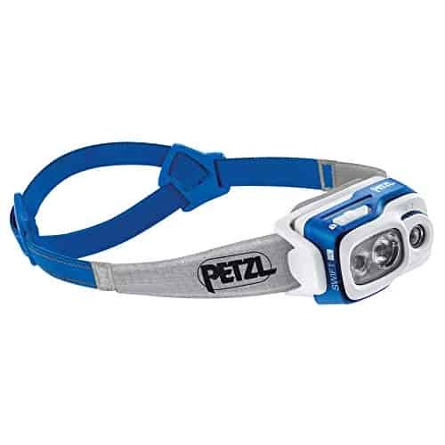 PETZL, Swift RL Rechargeable Headlamp with 900 Lumens & Automatic Brightness Adjustment, Blue PETZL, Swift RL Rechargeable Headlamp with 900 Lumens & Automatic Brightness Adjustment, Blue