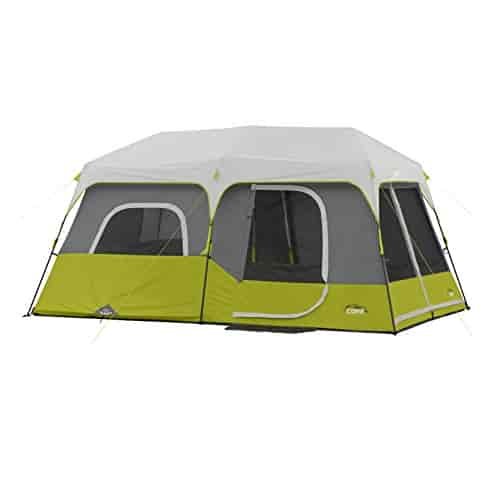 CORE Instant Cabin Tent | Multi Room Tent for Family with Storage Pockets for Camping Accessories | Portable Large Pop Up Tent for 2 Minute Camp Setup | Sleeps 9 People, 14' x 9' CORE Instant Cabin Tent | Multi Room Tent for Family with Storage Pockets for Camping Accessories | Portable Large Pop Up Tent for 2 Minute Camp Setup | Sleeps 9 People, 14' x 9'
