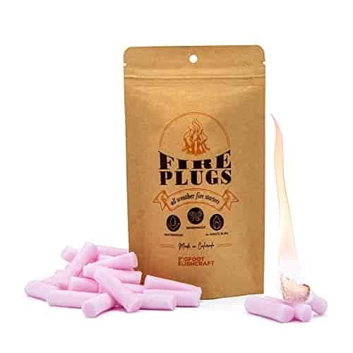 Non-Toxic Waterproof Fire Starters with 5+ Minute Burn for Emergencies, Survival, Campfires, Fire Pits, Grills - Made in The USA - 80 Pack Non-Toxic Waterproof Fire Starters with 5+ Minute Burn for Emergencies, Survival, Campfires, Fire Pits, Grills - Made in The USA - 80 Pack