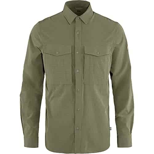 Fjallraven Abisko Trekking Shirt - Men's Light Olive X-Large Fjallraven Abisko Trekking Shirt - Men's Light Olive X-Large