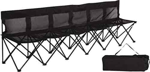Trademark Innovations Team Bench, Black Trademark Innovations Team Bench, Black