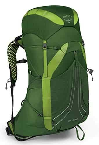 Osprey Exos 48 Men's Backpacking Backpack, Blaze Black, Small Osprey Exos 48 Men's Backpacking Backpack, Blaze Black, Small