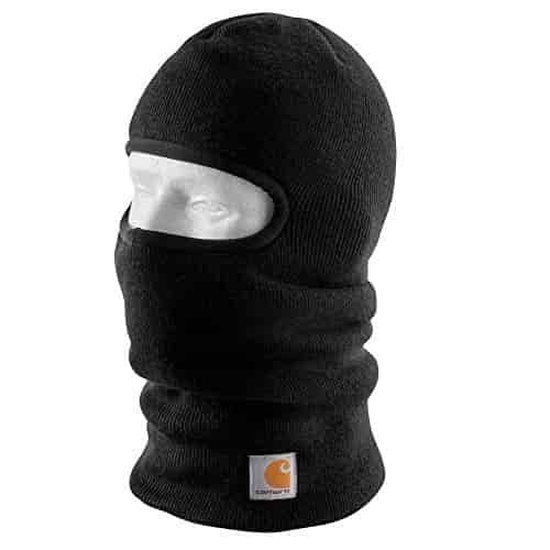 Carhartt mens Knit Insulated Face Mask Cold Weather Hat, Black, One Size US Carhartt mens Knit Insulated Face Mask Cold Weather Hat, Black, One Size US