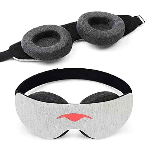 Manta Slim Mask - 100% Blackout Ultra-Lightweight Eye Mask - Slim Comfort Design - Zero Eye Pressure - Infinitely Adjustable Eye Cups - Perfect Sleeping Mask for Side Sleepers and Light Sleepers Manta Slim Mask - 100% Blackout Ultra-Lightweight Eye Mask - Slim Comfort Design - Zero Eye Pressure - Infinitely Adjustable Eye Cups - Perfect Sleeping Mask for Side Sleepers and Light Sleepers