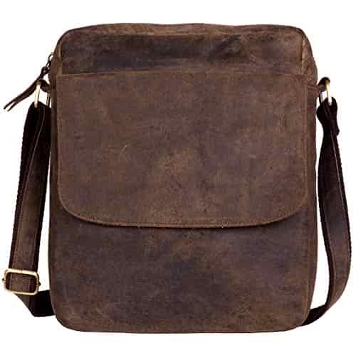 Komal's Passion Leather 11 Inch Sturdy Leather Ipad Messenger Satchel Bag (Distressed Tan) Komal's Passion Leather 11 Inch Sturdy Leather Ipad Messenger Satchel Bag (Distressed Tan)