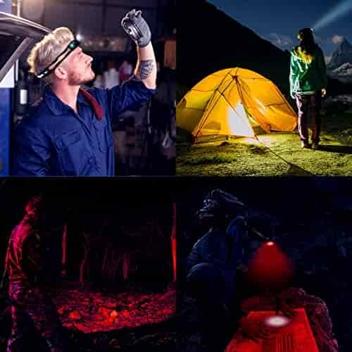 77outdoor D25LR LED Rechargeable Headlamp, Powerful Lightweight Head Flashlight with 90 High CRI Bright White Light and 660nm Deep Red Light, USB Charging for Camping, Hiking, Hunting 77outdoor D25LR LED Rechargeable Headlamp, Powerful Lightweight Head Flashlight with 90 High CRI Bright White Light and 660nm Deep Red Light, USB Charging for Camping, Hiking, Hunting