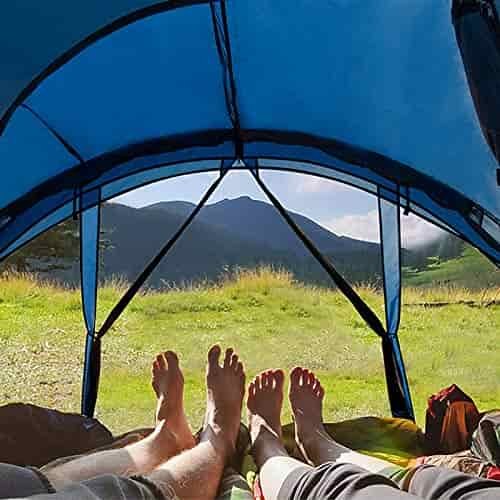 Pacific Pass 6 Person Dome Tent w/ Removable Rain Fly and Screen Room, Water Resistant - Navy/Gray Pacific Pass 6 Person Dome Tent w/ Removable Rain Fly and Screen Room, Water Resistant - Navy/Gray