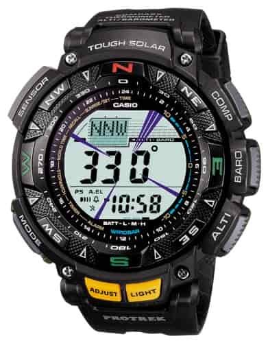 Casio Watch Protrek Triple Sensor Tough Solar 2-Tier LCD Model Prg-240-1 Men's Watch Casio Watch Protrek Triple Sensor Tough Solar 2-Tier LCD Model Prg-240-1 Men's Watch