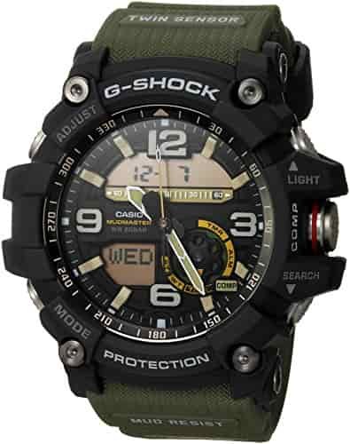 Casio Men's GG-1000-1A3CR Mudmaster G-SHOCK Quartz Casual Watch, Green Casio Men's GG-1000-1A3CR Mudmaster G-SHOCK Quartz Casual Watch, Green