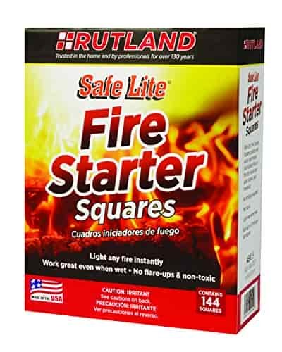 Rutland 50B Safe Lite Fire Starter Squares, 144 Squares Rutland 50B Safe Lite Fire Starter Squares, 144 Squares