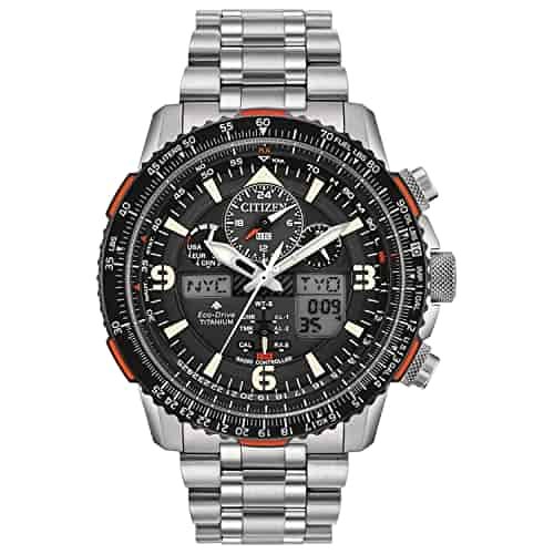 Citizen Men's Promaster Skyhawk A-T Eco-Drive Aviator Watch with Titanium Strap, Silver, 20 (Model: JY8108-53E) Citizen Men's Promaster Skyhawk A-T Eco-Drive Aviator Watch with Titanium Strap, Silver, 20 (Model: JY8108-53E)