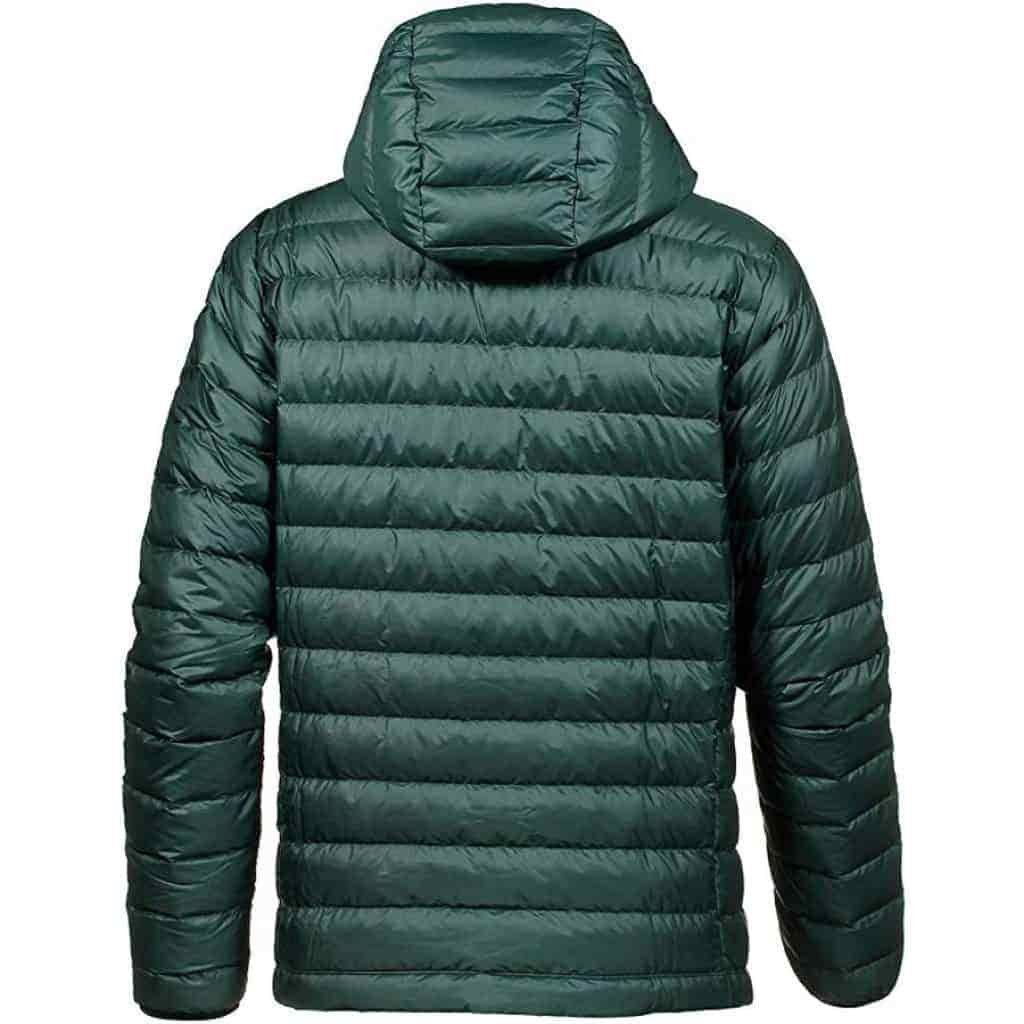 Patagonia Down Sweater Hoody green back