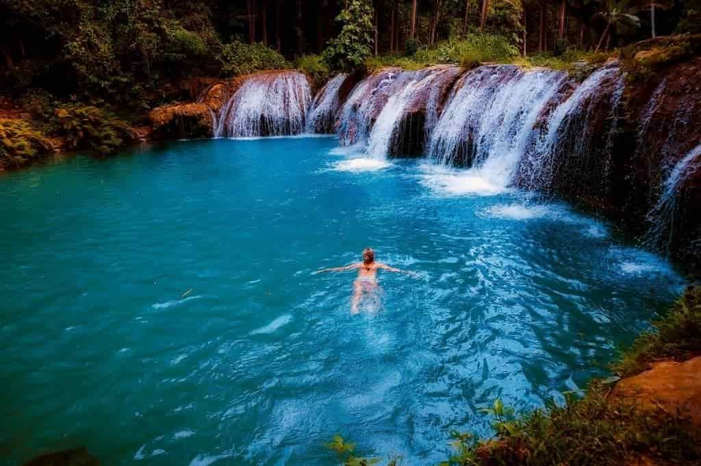 waterfall outdoor swimming