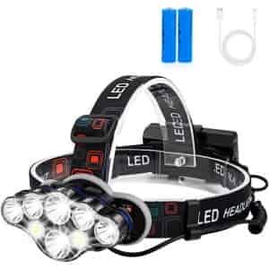Foxdott 8 LED Headlamp Flashlight