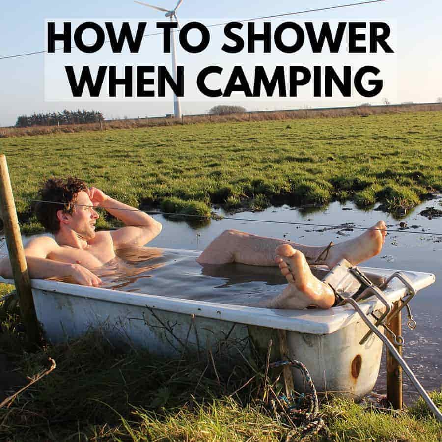 How to Shower when Camping