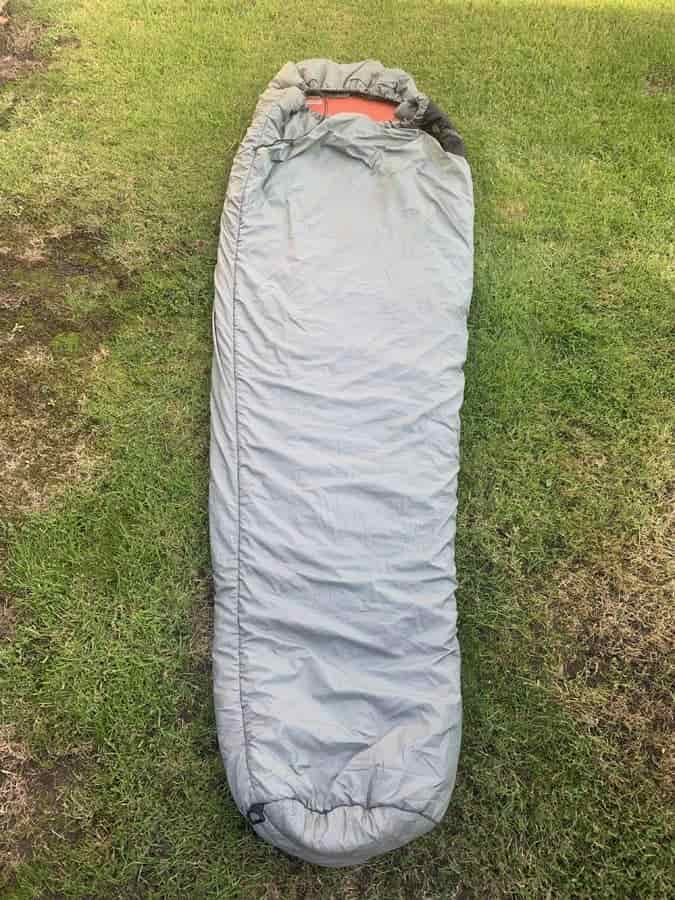 sleeping pad inside sleeping bag