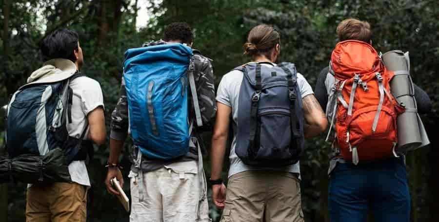testing different frameless backpacks