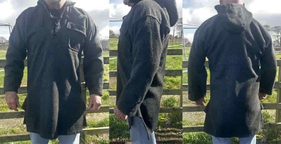 best wool hoodie anorak for bushcraft