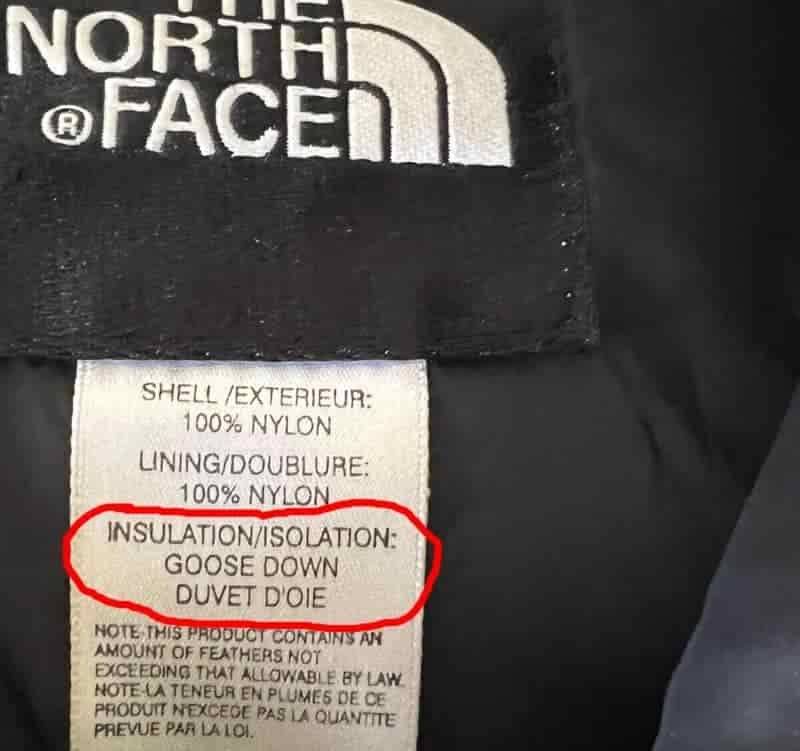 North Face Jacket Check the Label Before Washing It