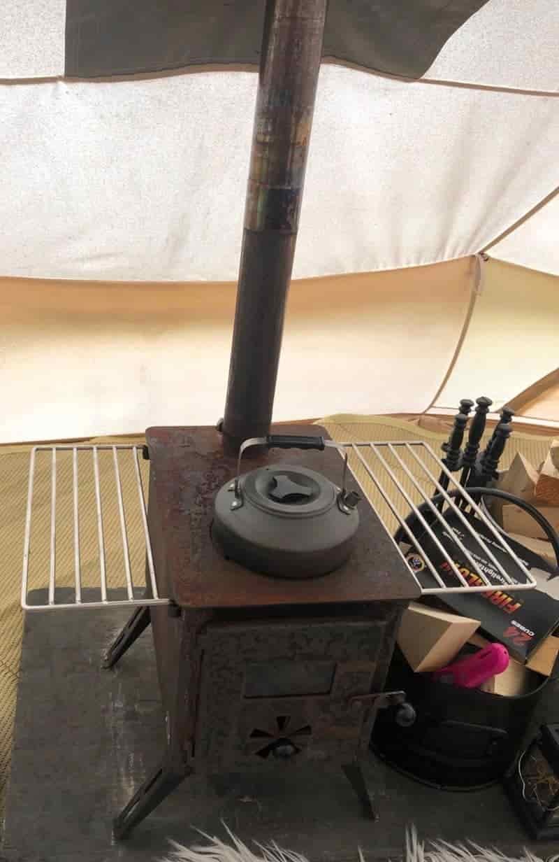 Canvas Bell Tent With Stove Hole
