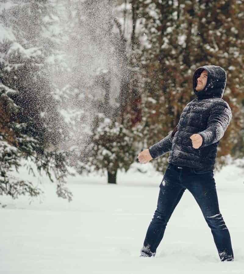 down jackets vs synthetic getting wet