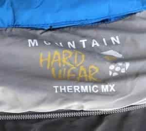 Mountain Hardwear Thermic MC Synthetic Insulation Material