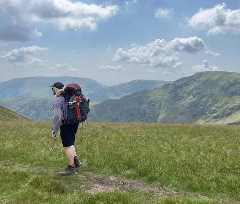 Osprey Exos Backpack on a Thru Hike