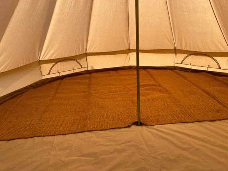 coco coir tent carpet for bell tents