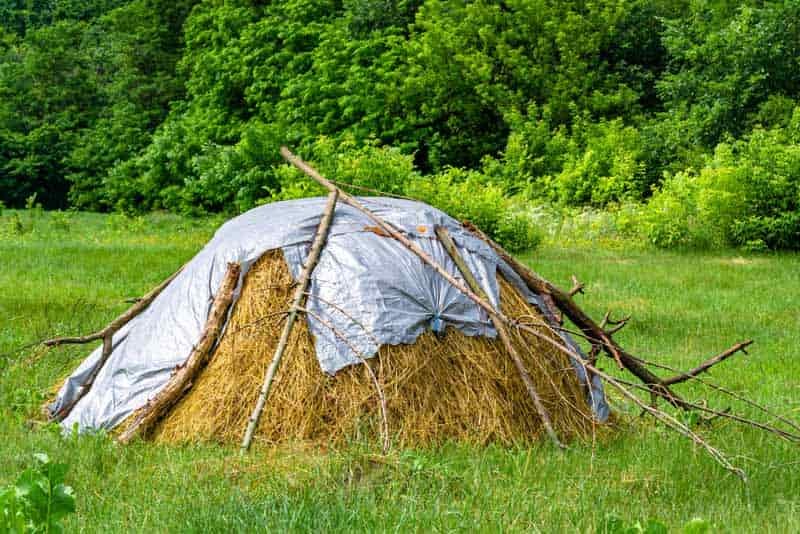 tent bushcraft shade protection insulation