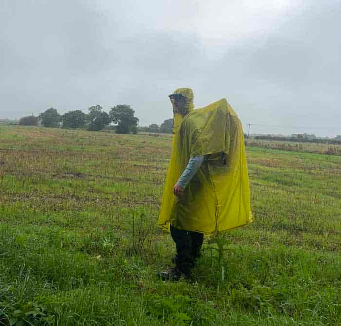 SEA TO SUMMIT ULTRA-SIL NANO PONCHO Test in Rain