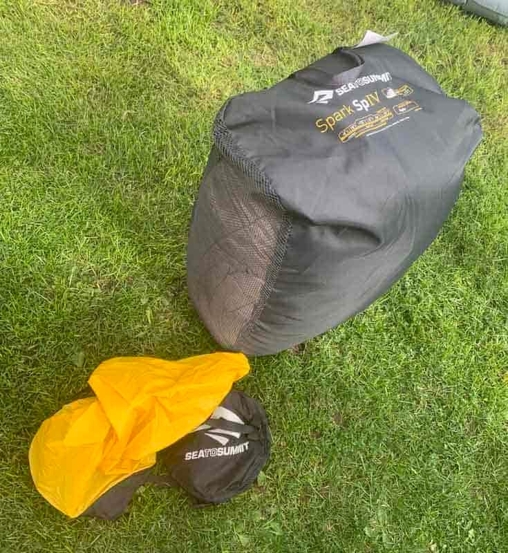 SPark 4 sleeping bag sea to summit review