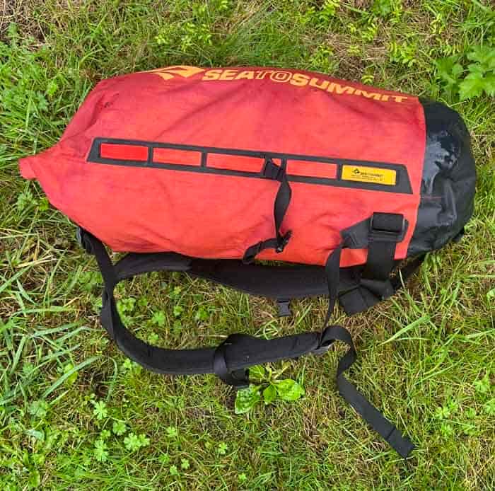 Sea To Summit Big River 50L Waterproof Backpack side view