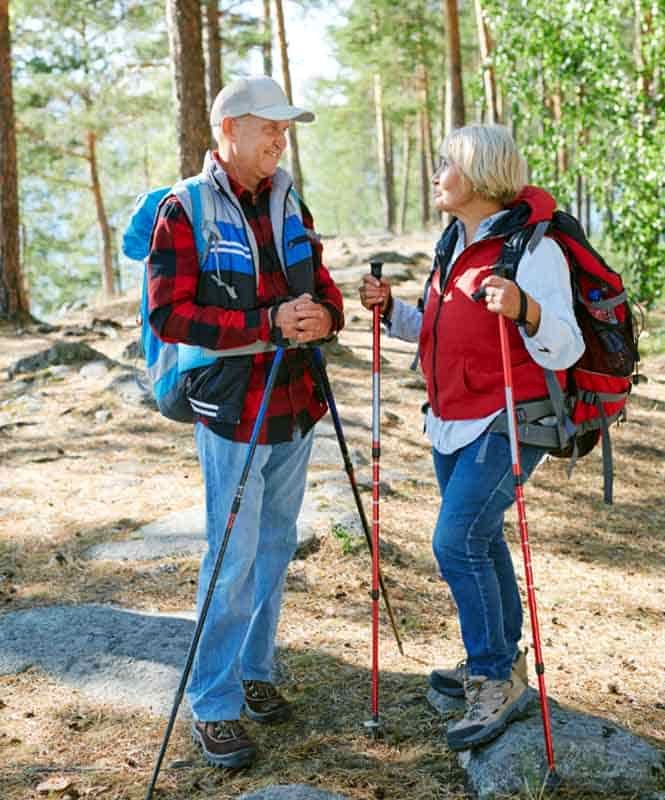 hiking poles are worth it for old people
